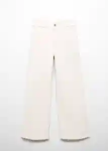 Jean Catherin Offwhite Talla 32 Mujer Mango