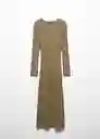 Vestido Africa Khaki Talla 24 Mujer Mango