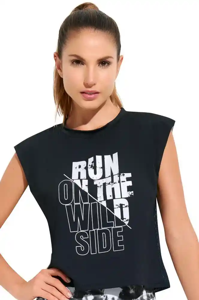 Camiseta Deportiva L-negro