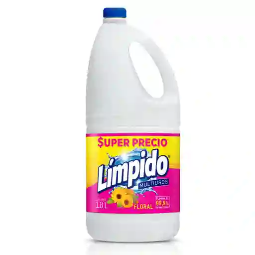 Blanqueador Multiusos Límpido Floral Botella 1.8 lt