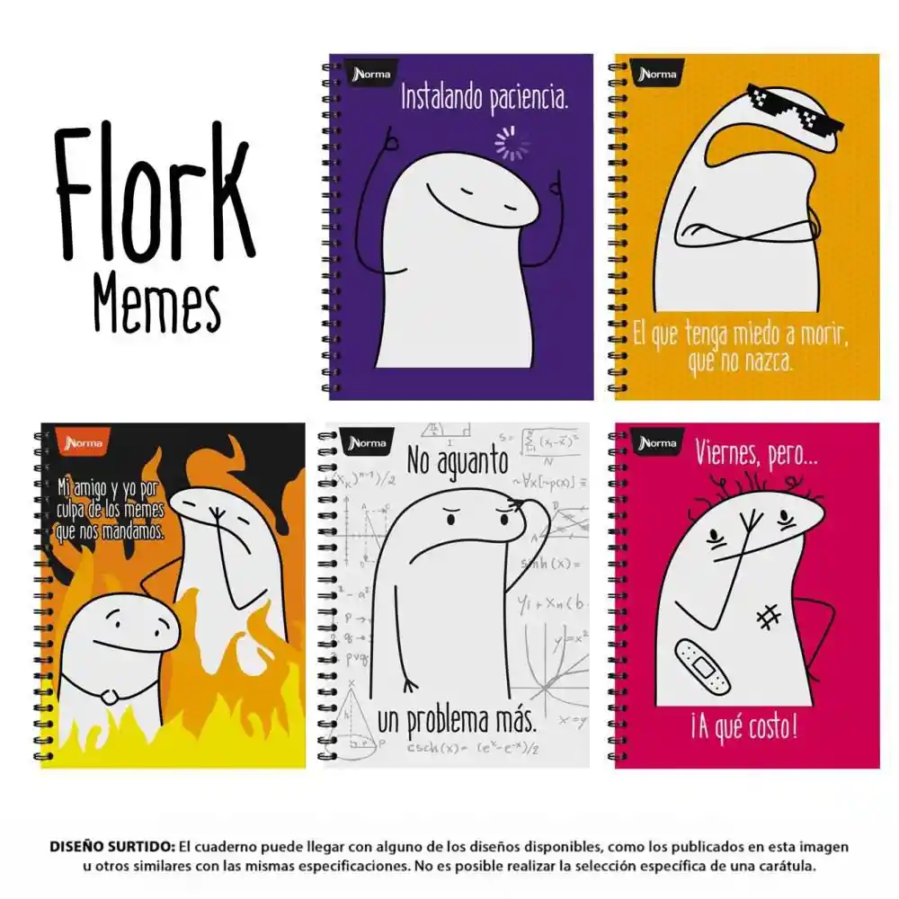 Cuaderno Cuadriculado 180 Hojas Argollado Tapa Dura Norma