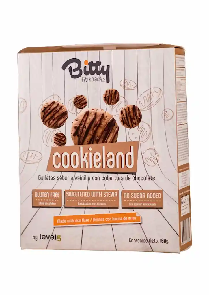 Bitty Fit Snacks Galleta Vainilla