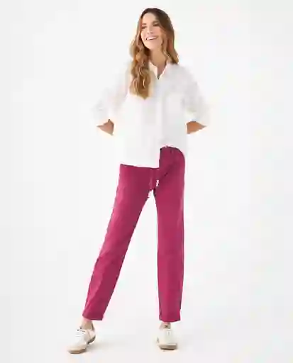 Pantalon Morado Cebolla Oscuro Talla 14 139F002 Esprit