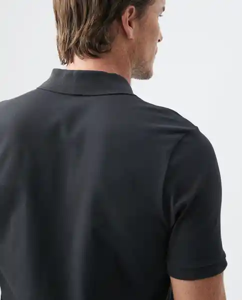 Camiseta Polo Muscle Negro Sombrío Ultraoscuro T S Chevignon