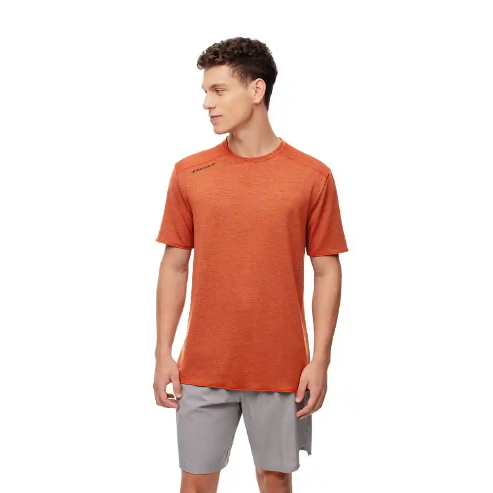 Camiseta en Jersey Estructurado Poliéster Masculino Meshio Gef Talla M