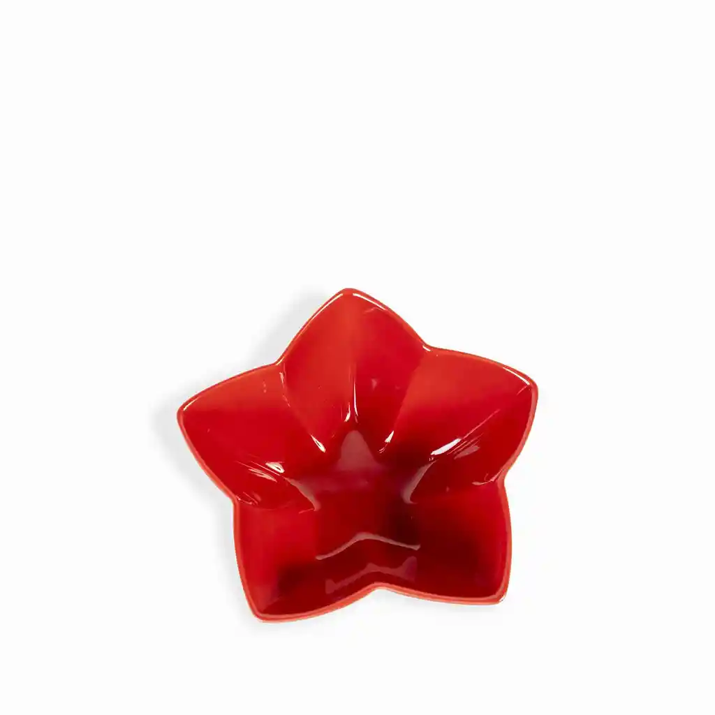 Tazón Mediano Estrella Rojo Ambiente Gourmet