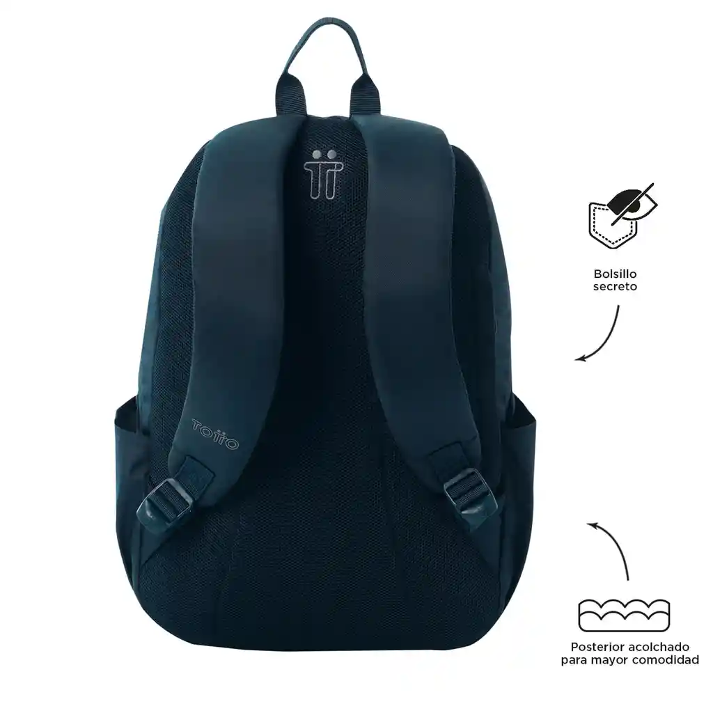 Morral Universitario Porta Pc 14" Trik M Azul Unisex