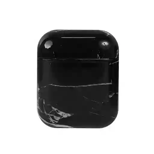 Estuche Para Airpods 2 Colección Mármol Negro Miniso