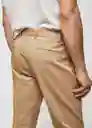 Pantalón Dublino Camel Talla 38 Hombre Mango