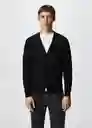 Saco Cardigan Willyc Negro Talla L Hombre Mango