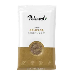 Petmeal Comida para Perro Húmeda Deliflor de Res