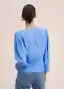 Blusa Carol Azul Talla XS Mujer Mango