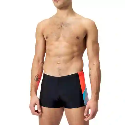 Pantaloneta de Baño Aquashort Dive Hombre Negro-34