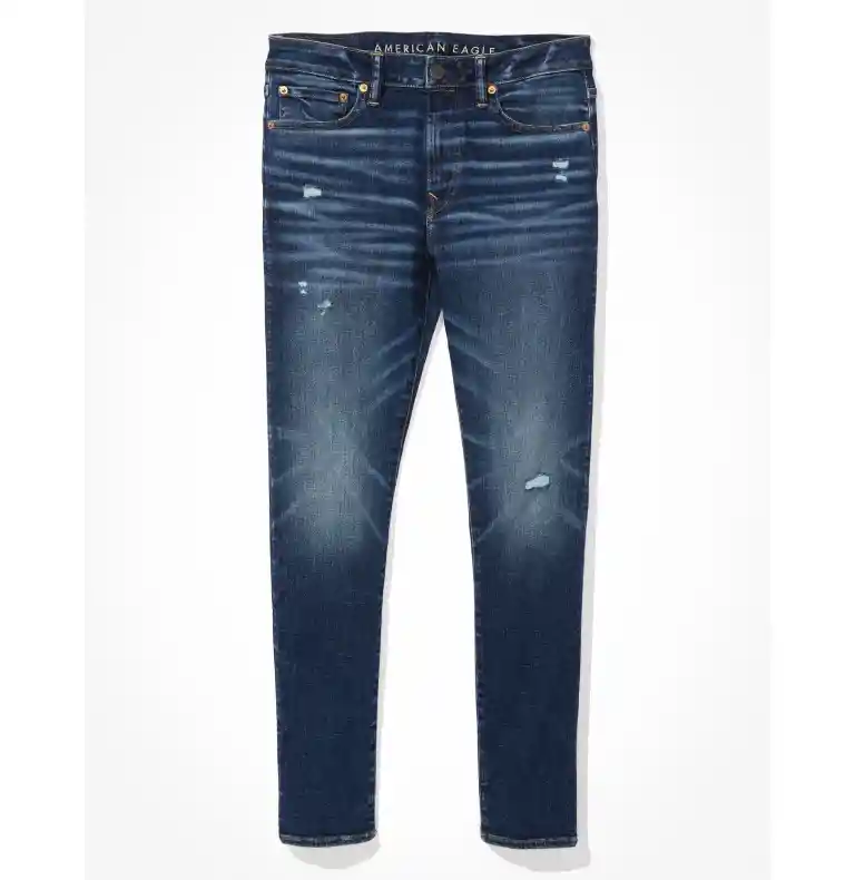 Jean Slim Azul Talla 38 X 32 Hombre American Eagle