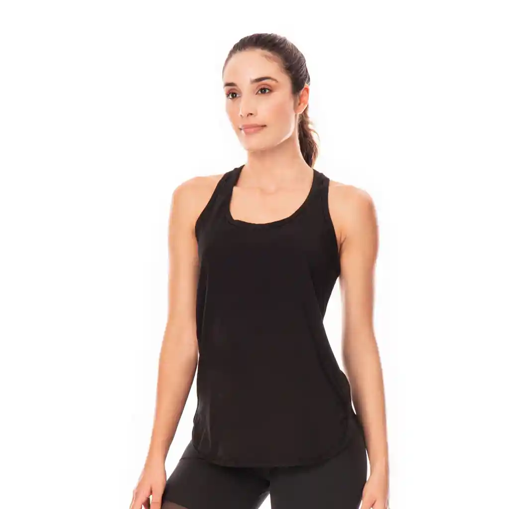 Camisilla Algodón/elastano Mujer Negro Fondo 66153 Talla L