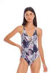 Vestido de Baño Entero Mujer Estampado Multicolor T.S Bronzini