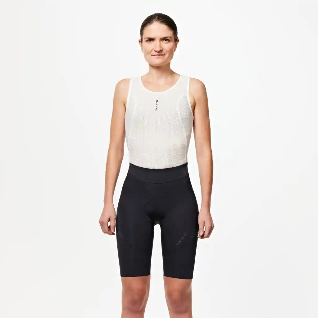 Badana de Ciclismo Para Mujer Tribanedr Negro