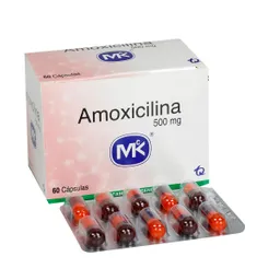 MK Amoxicilina Antibiótico (500 mg) Cápsulas