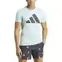 Adidas Camiseta Bos Tee Para Hombre Azul Talla L