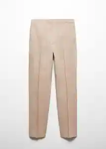 Pantalón Tempoli Piedra Talla S Mujer Mango