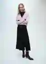 Chaqueta Cárdigan Lucca Malva Talla XS Mujer Mango