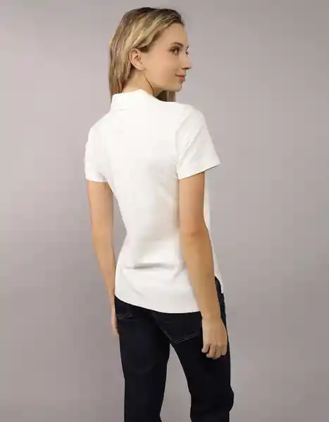 Camiseta Mujer Blanco Talla SMALL 9899140 American Eagle