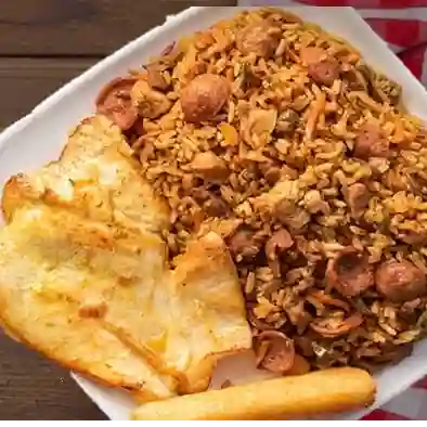 Pechuga a la Plancha con 250 gr Arroz