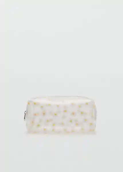 Neceser G Marga Blanco Talla 99 Mujer Mango