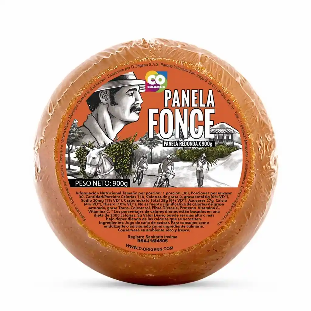 Fonce Panela Redonda de Caña