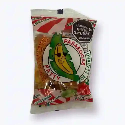 Pasabocas de Plátano Verde Chile Limón