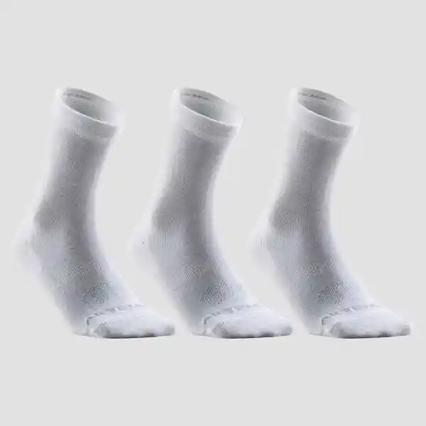 Artengo Medias Largas Deportivas Blanco Talla 35-38 rs 160