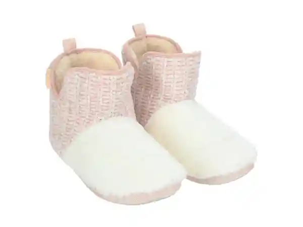 Pantuflas Bota Mujer Blanco 39-40 Casaideas