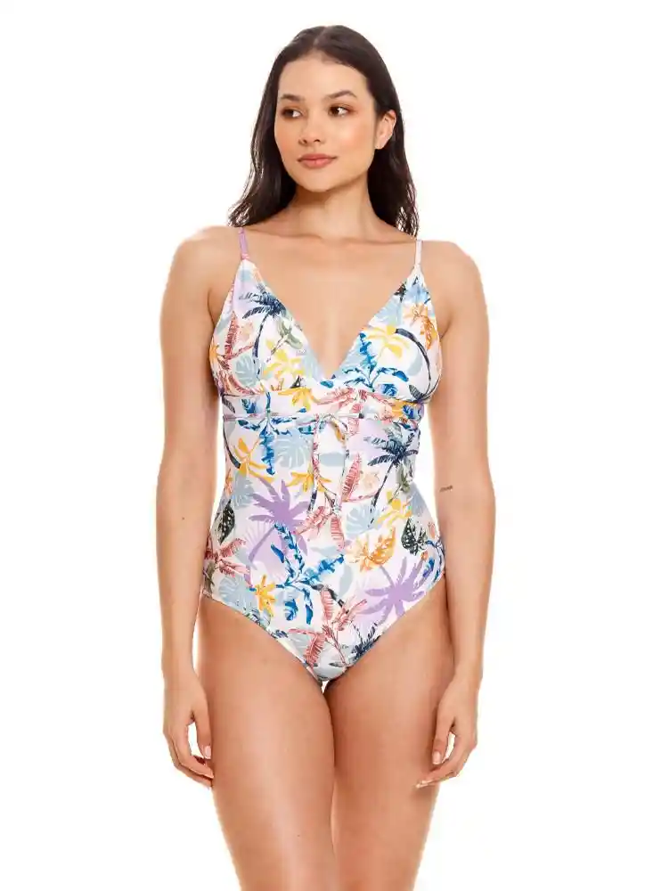 Vestido de Baño Entero M-marfil