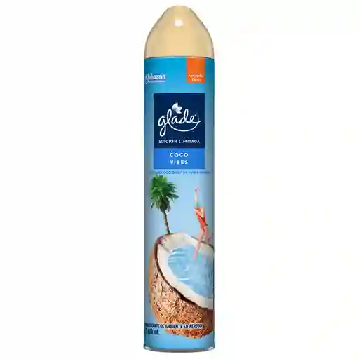 Glade Ambientador Aerosol Coco Vibes 400 mL
