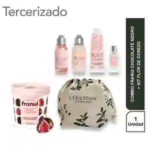 Combo Franui Chocolate Negro + Kit Flor de Cerezo Loccitane