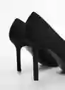 Zapatos Dona Negro Talla 37 Mujer Mango