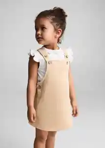 Vestido Pichi Padua Camel Talla 71 Niñas Mango