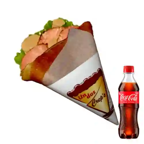 Combo Crepe de Pavo + Coca Cola Original 400 ml