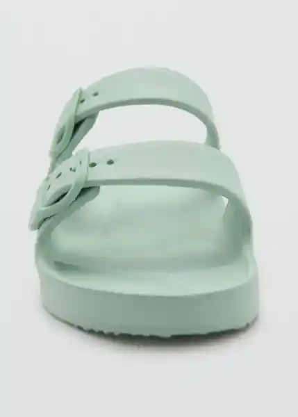 Chancla Pauv Verde Pastel Talla 35 Niñas Mango