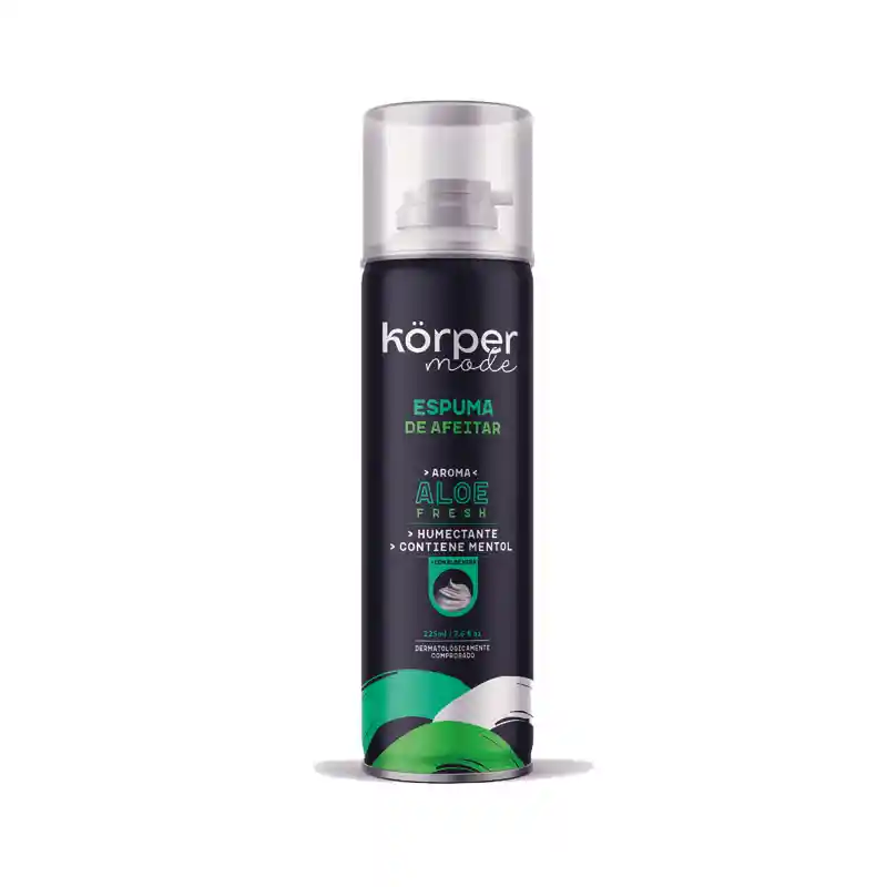 Korper Espuma de Afeitar Aroma Aloe Fresh