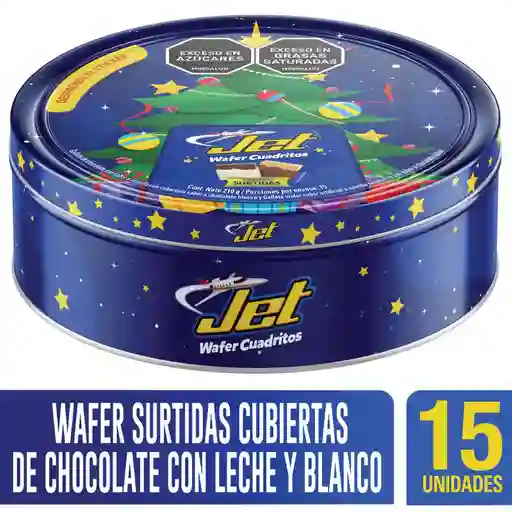Wafer Golosina Jet Cuadritos