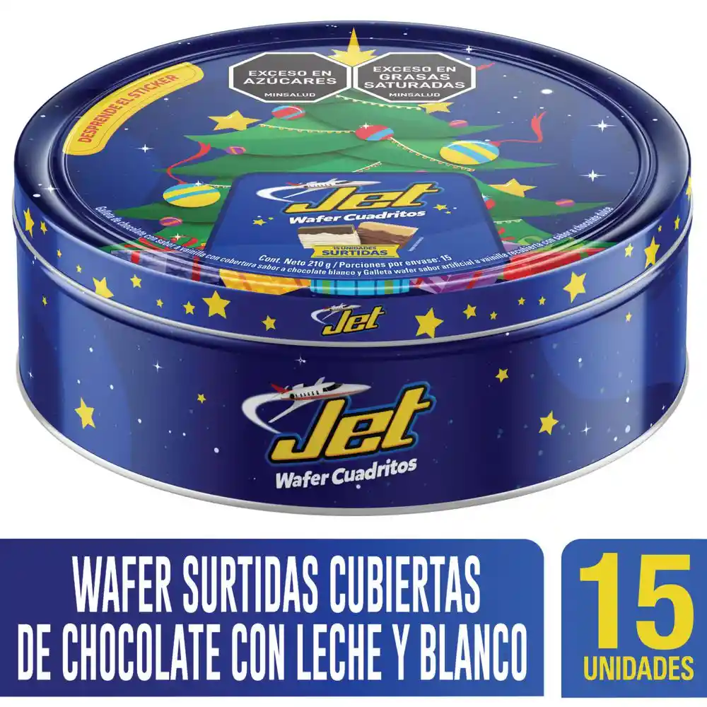 Wafer Golosina Jet Cuadritos