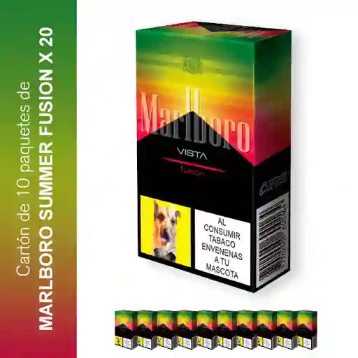 Marlboro Cigarrillos Fusion Summer