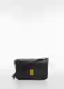 Bolso M Luxor Negro Talla 99 Mujer Mango