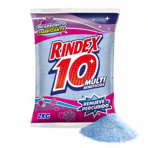 Detergente en Polvo Rindex 10 Multi Beneficios 200g
