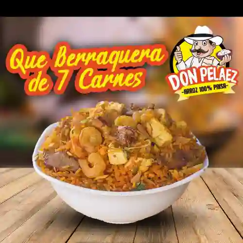 que Berraquera de 7 Carnes, 7 Porciones