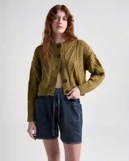 Buzo Mujer Verde Talla M 689G050_VER180627 Americanino