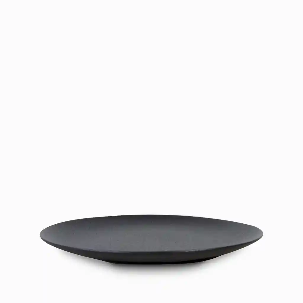 Plato Base Negro Mate 30 cm Ambiente Gourmet