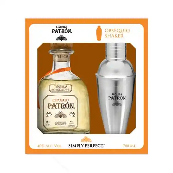 Patrón Kit Tequila + Shaker