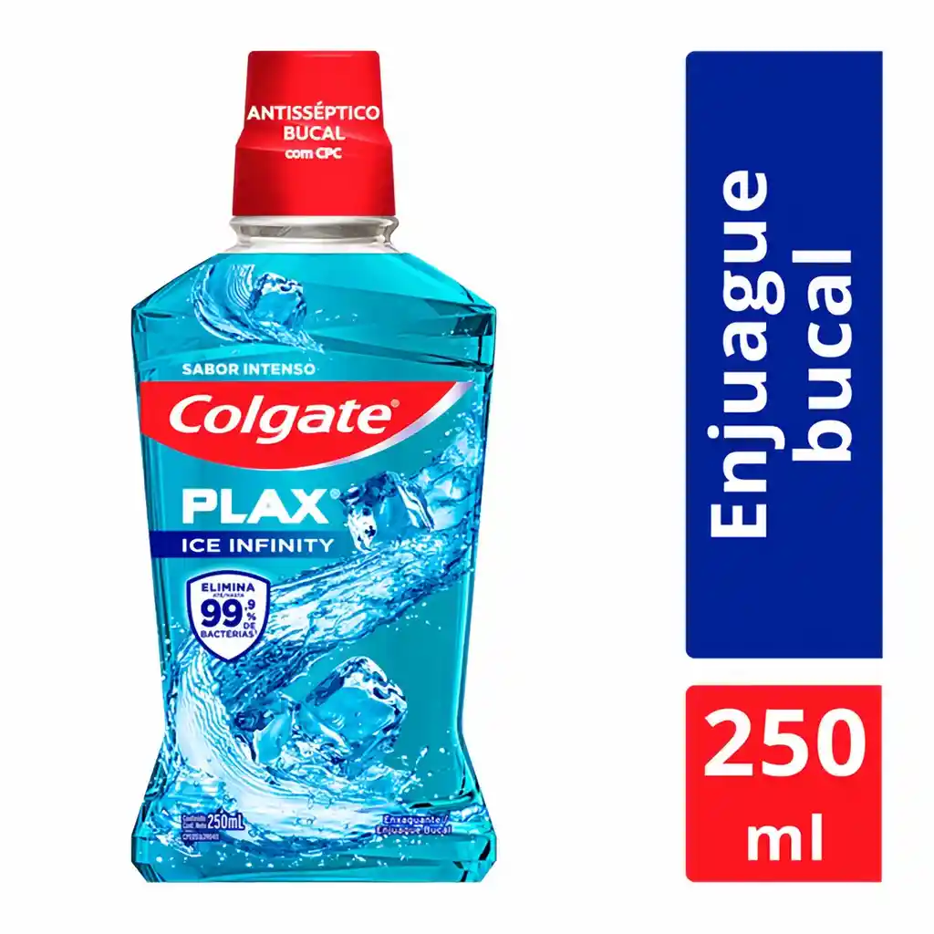 Colgate Plax Ice Infinity Enjuague Bucal